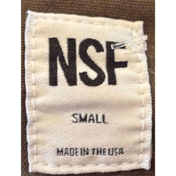 NSF BUSY OVERSIZED BOYFRIEND SHIRT - PIGMENT ARMY NWT Size Small - Picture 5 of 7